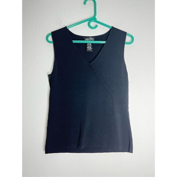 Cable & Gauge Black Knit Tank Top size L - Picture 1 of 11